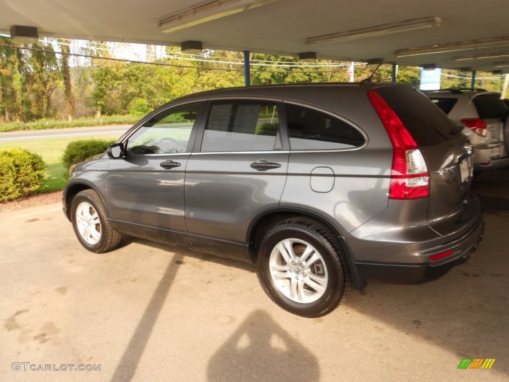 2010 CR-V EX AWD - Polished Metal Metallic / Black photo #29