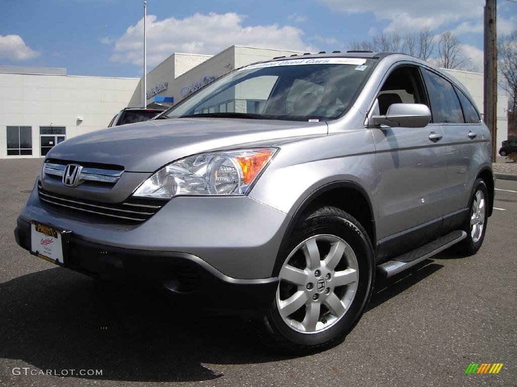 2007 CR-V EX-L - Whistler Silver Metallic / Gray photo #1