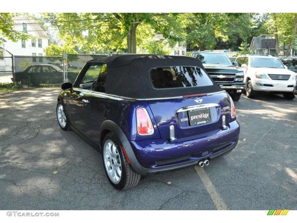 2006 Cooper S Convertible - Purple Haze Metallic / Panther Black photo #9