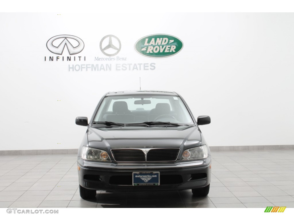 2003 Lancer ES - Thunder Gray Metallic / Gray photo #3
