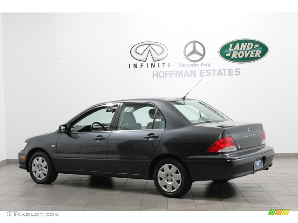 2003 Lancer ES - Thunder Gray Metallic / Gray photo #5