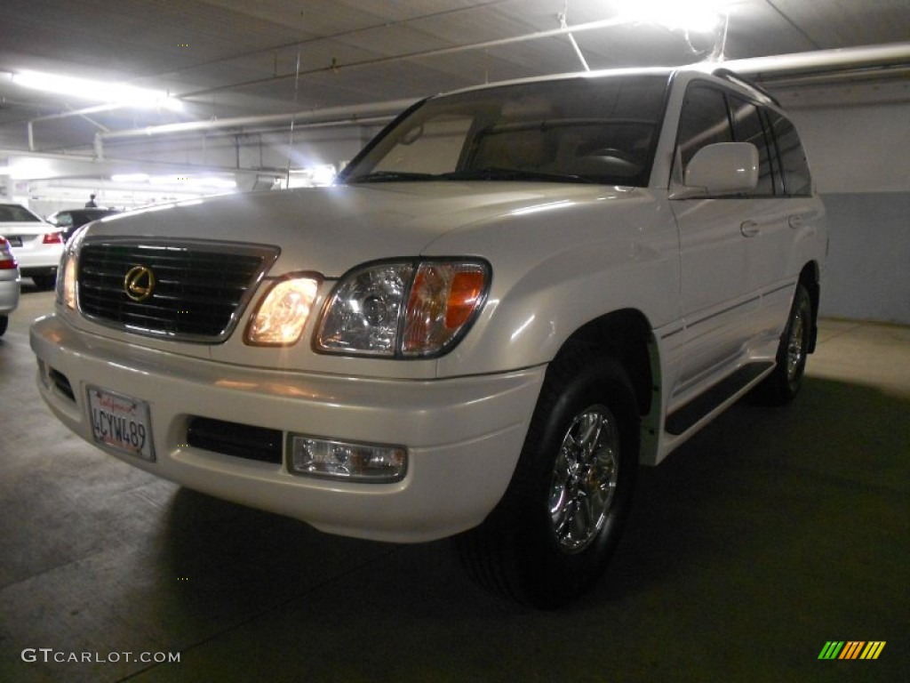 1999 LX 470 - Golden Pearl / Ivory photo #12