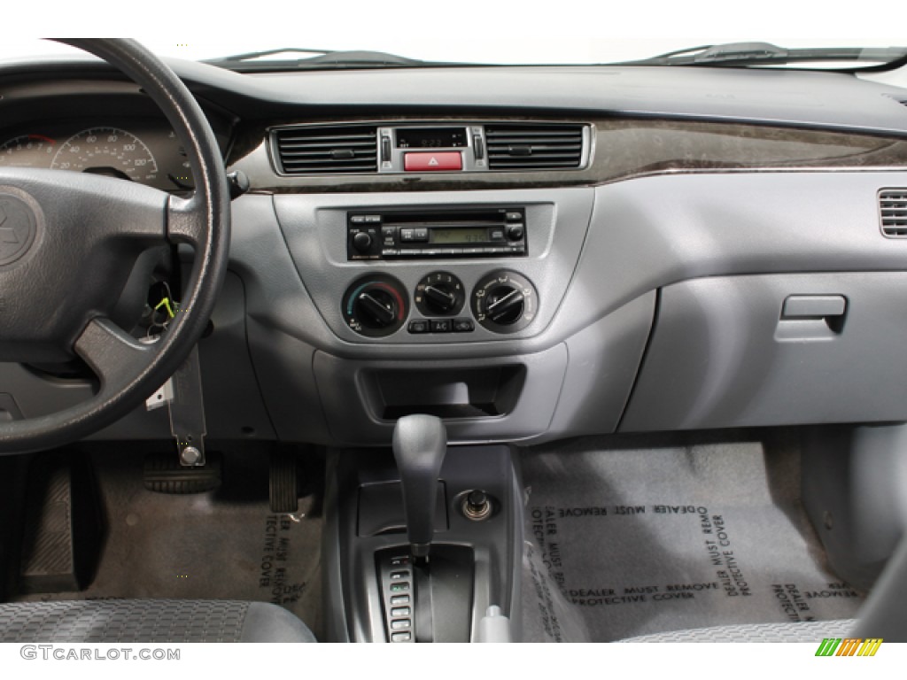 2003 Lancer ES - Thunder Gray Metallic / Gray photo #9