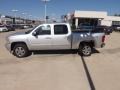 2011 Sheer Silver Metallic Chevrolet Silverado 1500 LTZ Crew Cab 4x4  photo #2