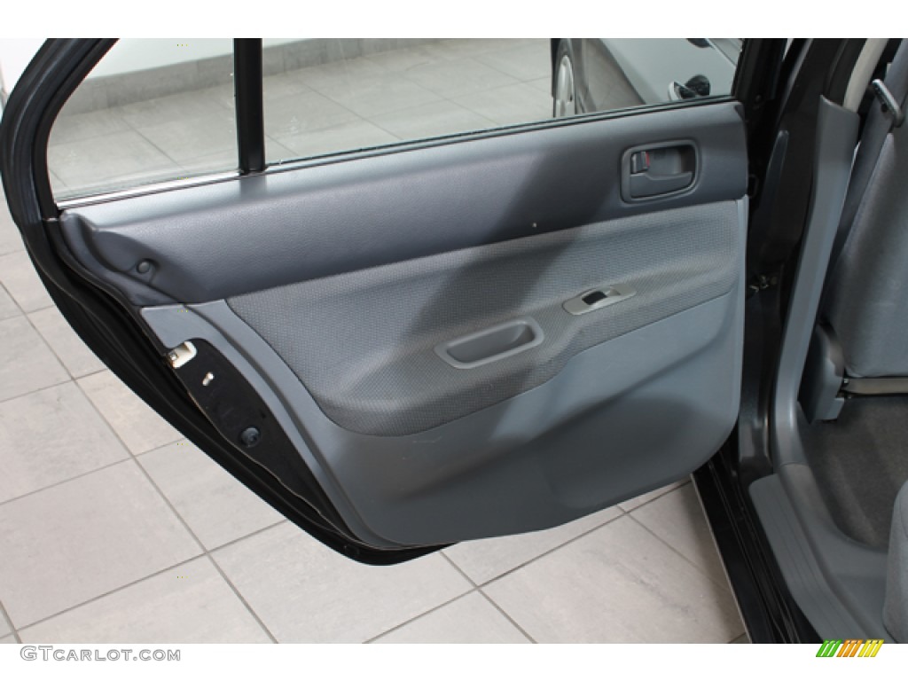 2003 Lancer ES - Thunder Gray Metallic / Gray photo #15