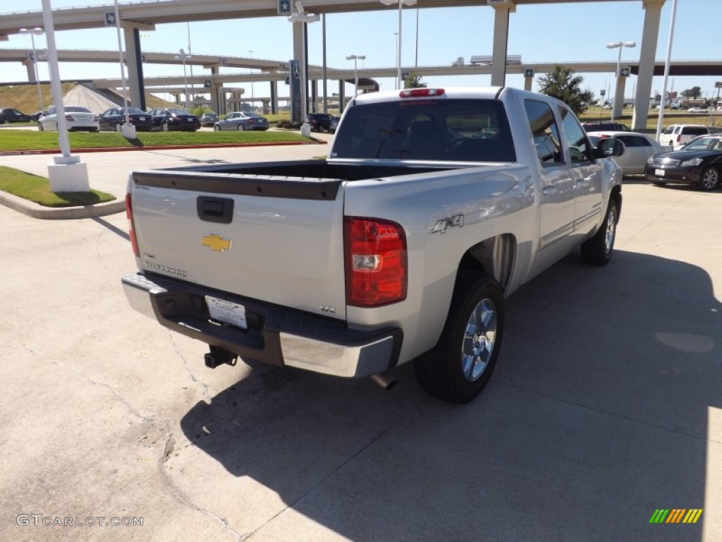 2011 Silverado 1500 LTZ Crew Cab 4x4 - Sheer Silver Metallic / Light Titanium/Dark Titanium photo #5