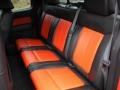 Raptor Black/Orange 2010 Ford F150 SVT Raptor SuperCab 4x4 Interior Color