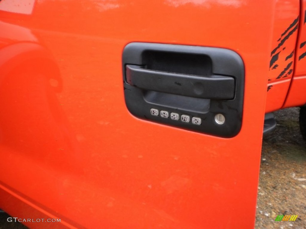 2010 F150 SVT Raptor SuperCab 4x4 - Molten Orange Tri Coat / Raptor Black/Orange photo #21