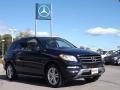 2012 Capri Blue Metallic Mercedes-Benz ML 350 4Matic  photo #3