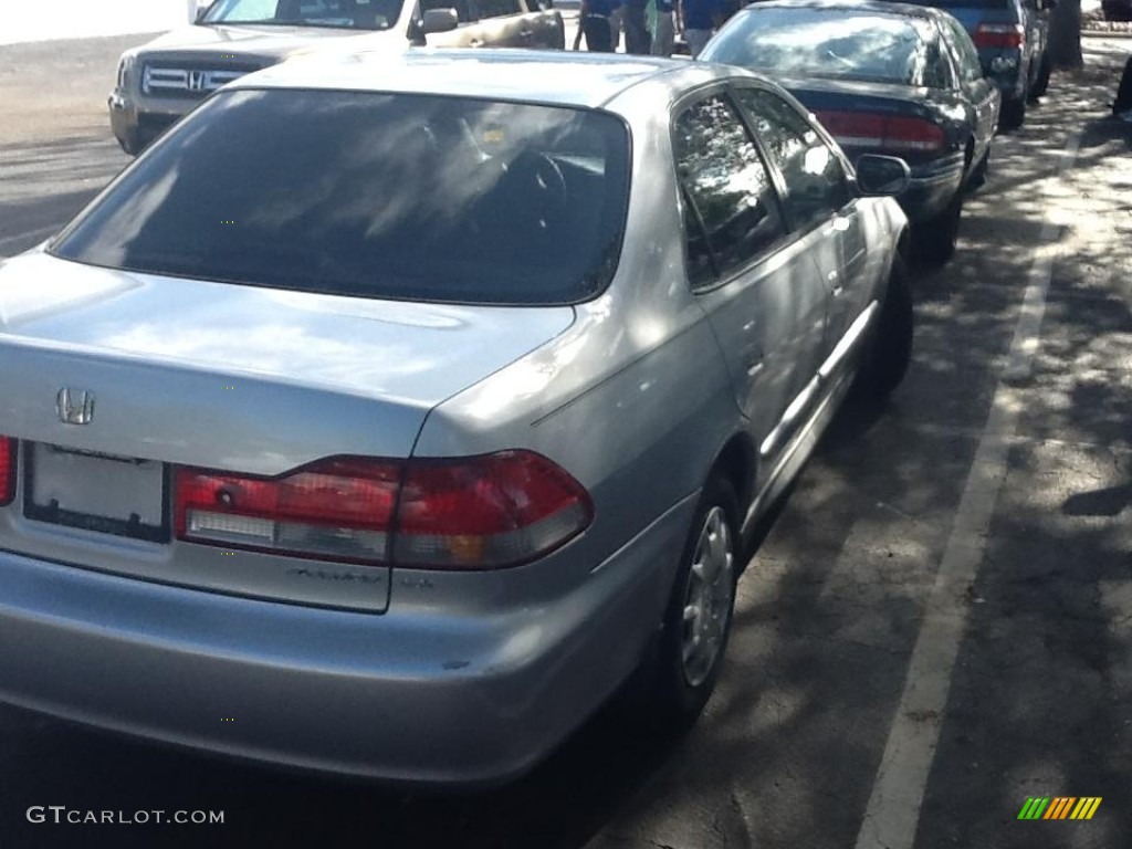 2002 Accord LX Sedan - Satin Silver Metallic / Quartz Gray photo #7