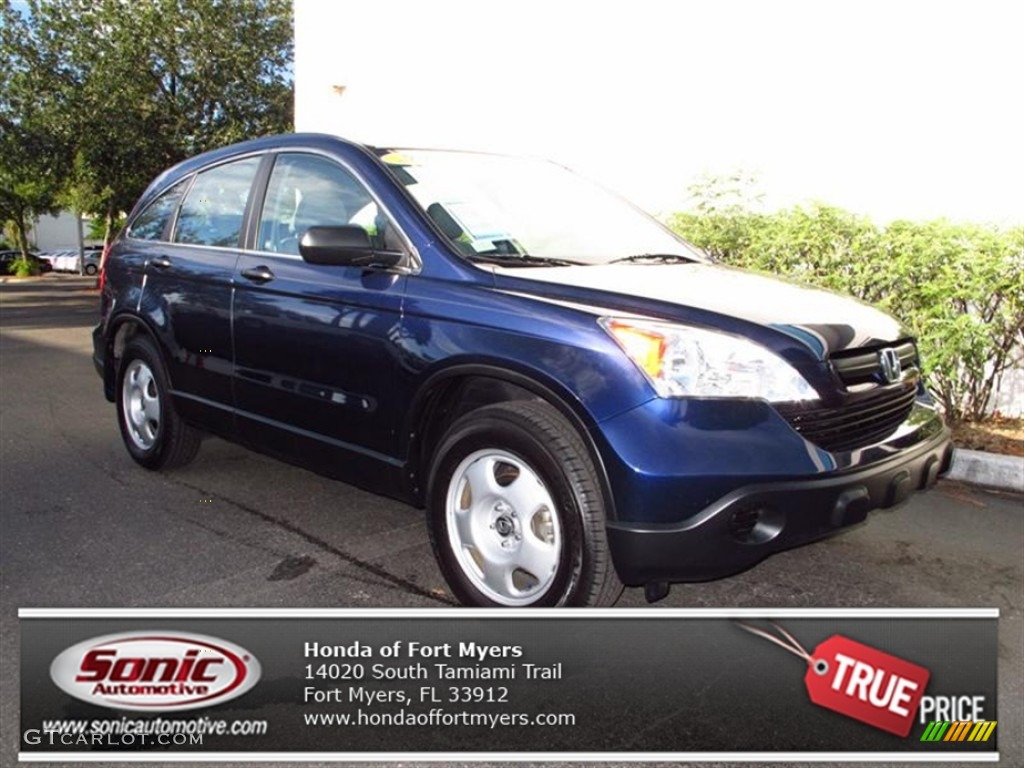 2009 CR-V LX - Royal Blue Pearl / Gray photo #1