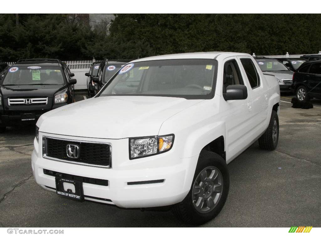 2007 Ridgeline RTX - White / Beige photo #1