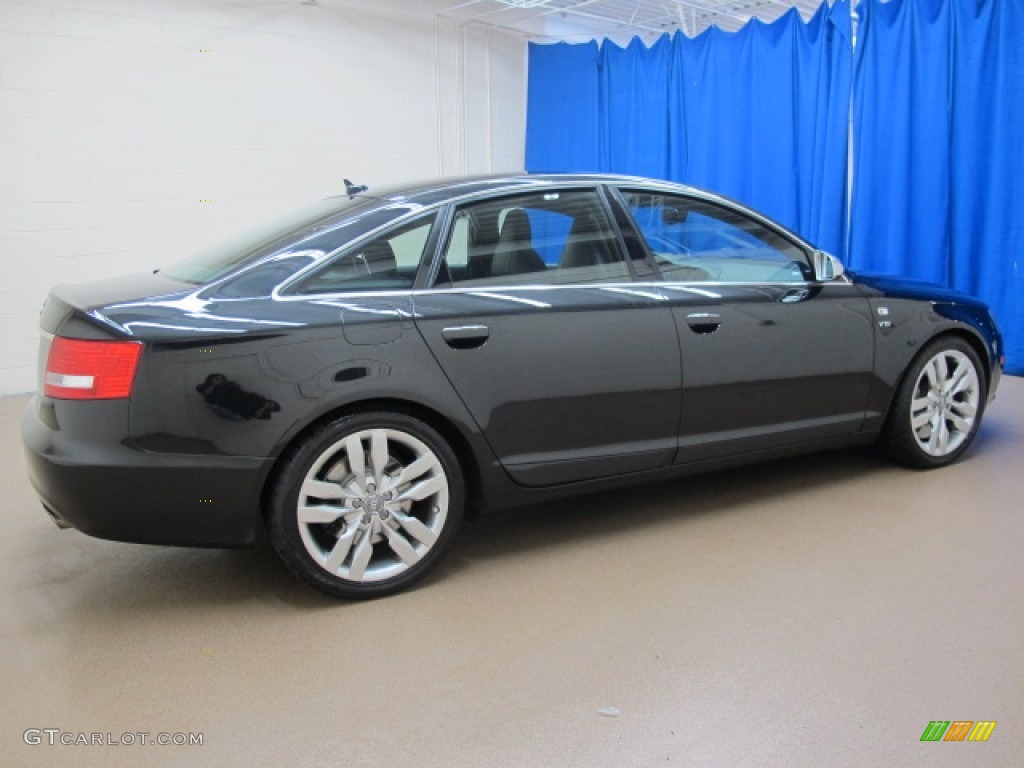 Brilliant Black 2007 Audi S6 5.2 quattro Sedan Exterior Photo #70912012