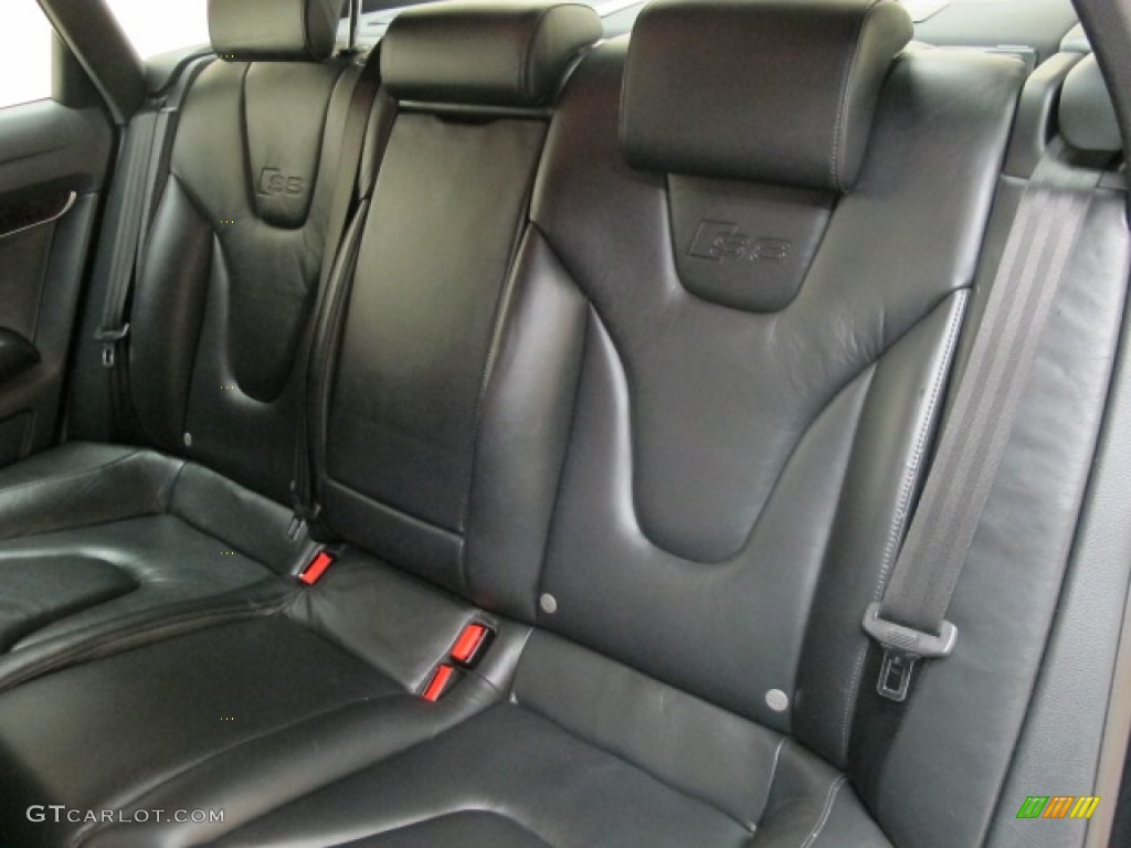 Black Interior 2007 Audi S6 5.2 quattro Sedan Photo #70912102