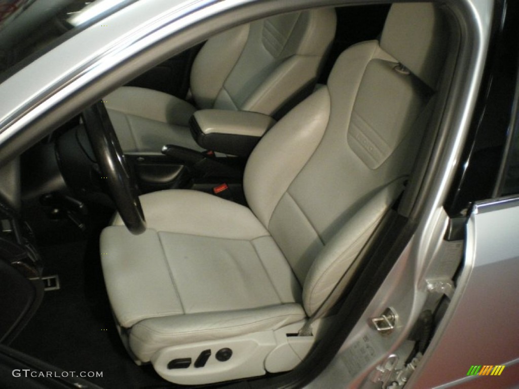 Silver Interior 2005 Audi S4 4.2 quattro Sedan Photo #70912298