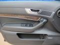 2007 Audi S6 Black Interior Door Panel Photo