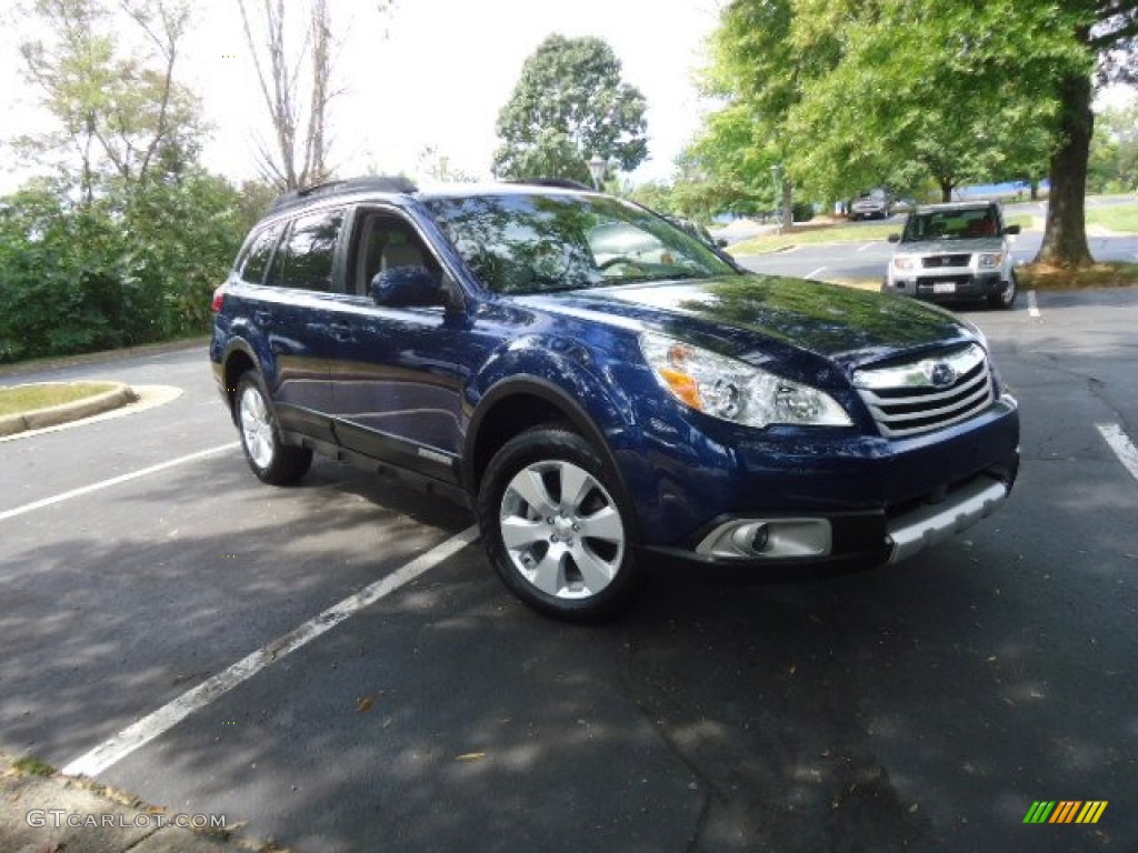 2011 Outback 2.5i Limited Wagon - Azurite Blue Pearl / Warm Ivory photo #1