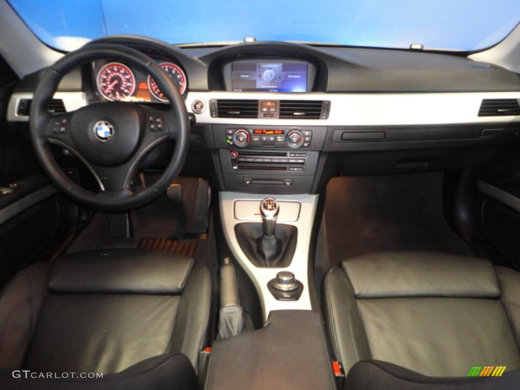 2007 3 Series 335i Coupe - Black Sapphire Metallic / Black Dakota Leather photo #14