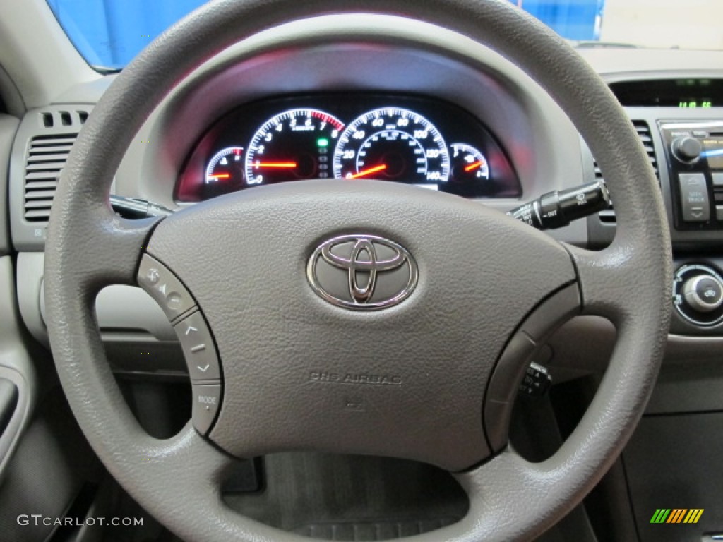 2006 Toyota Camry LE Stone Gray Steering Wheel Photo #70913788