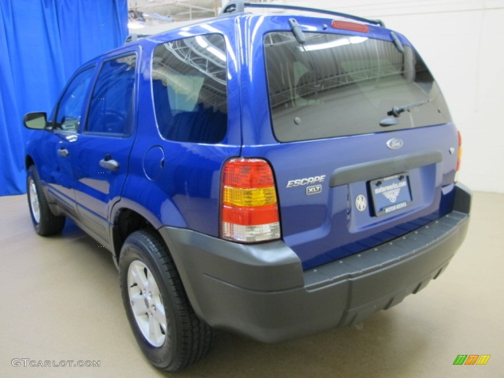 2006 Escape XLT V6 - Sonic Blue Metallic / Medium/Dark Flint photo #6