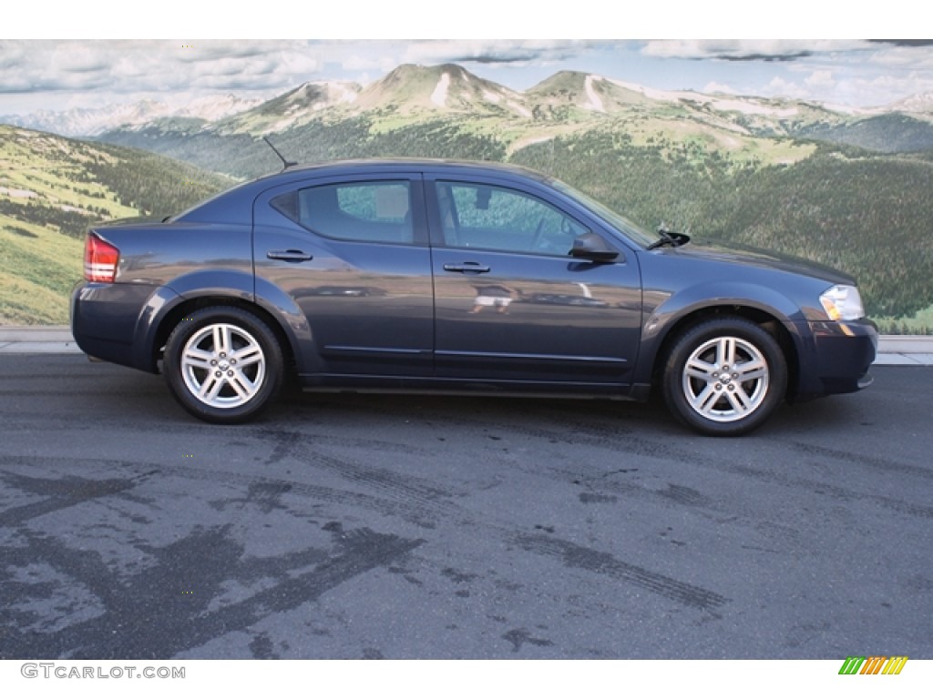 2008 Avenger SXT - Modern Blue Pearl / Dark Slate Gray/Light Slate Gray photo #2