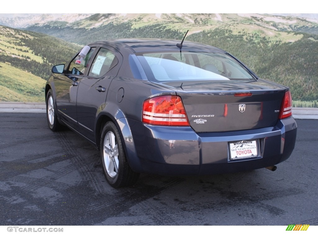 2008 Avenger SXT - Modern Blue Pearl / Dark Slate Gray/Light Slate Gray photo #4