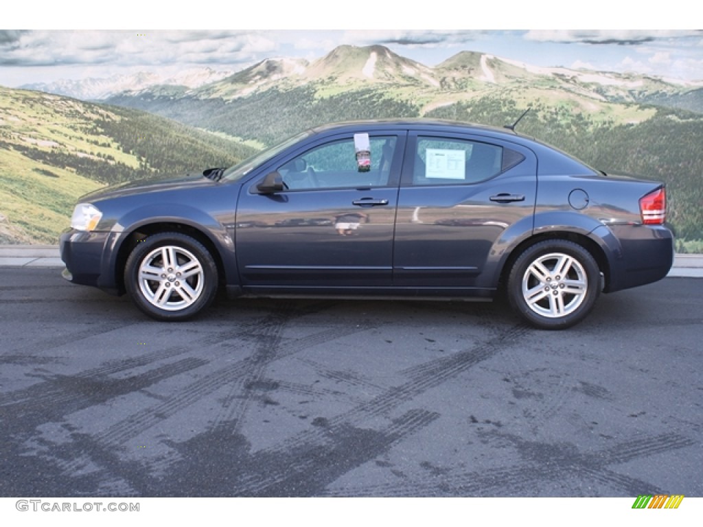 2008 Avenger SXT - Modern Blue Pearl / Dark Slate Gray/Light Slate Gray photo #6