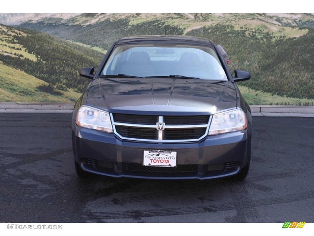 2008 Avenger SXT - Modern Blue Pearl / Dark Slate Gray/Light Slate Gray photo #7