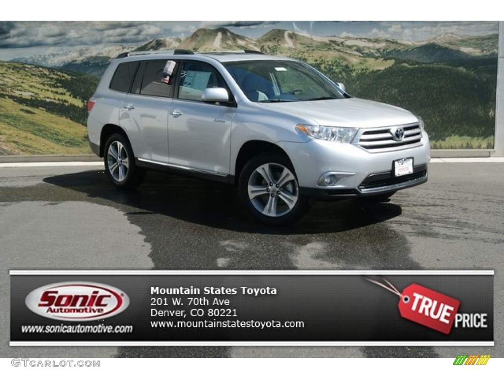 2013 Highlander Limited 4WD - Classic Silver Metallic / Ash photo #1