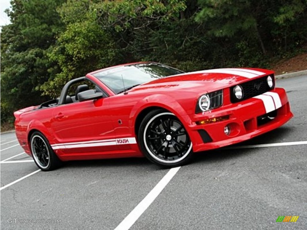 Torch Red 2005 Ford Mustang Roush Stage 1 Convertible Exterior Photo #70916458