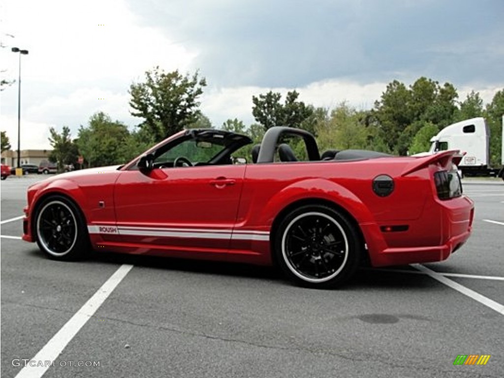 2005 Mustang Roush Stage 1 Convertible - Torch Red / Dark Charcoal/Red photo #7