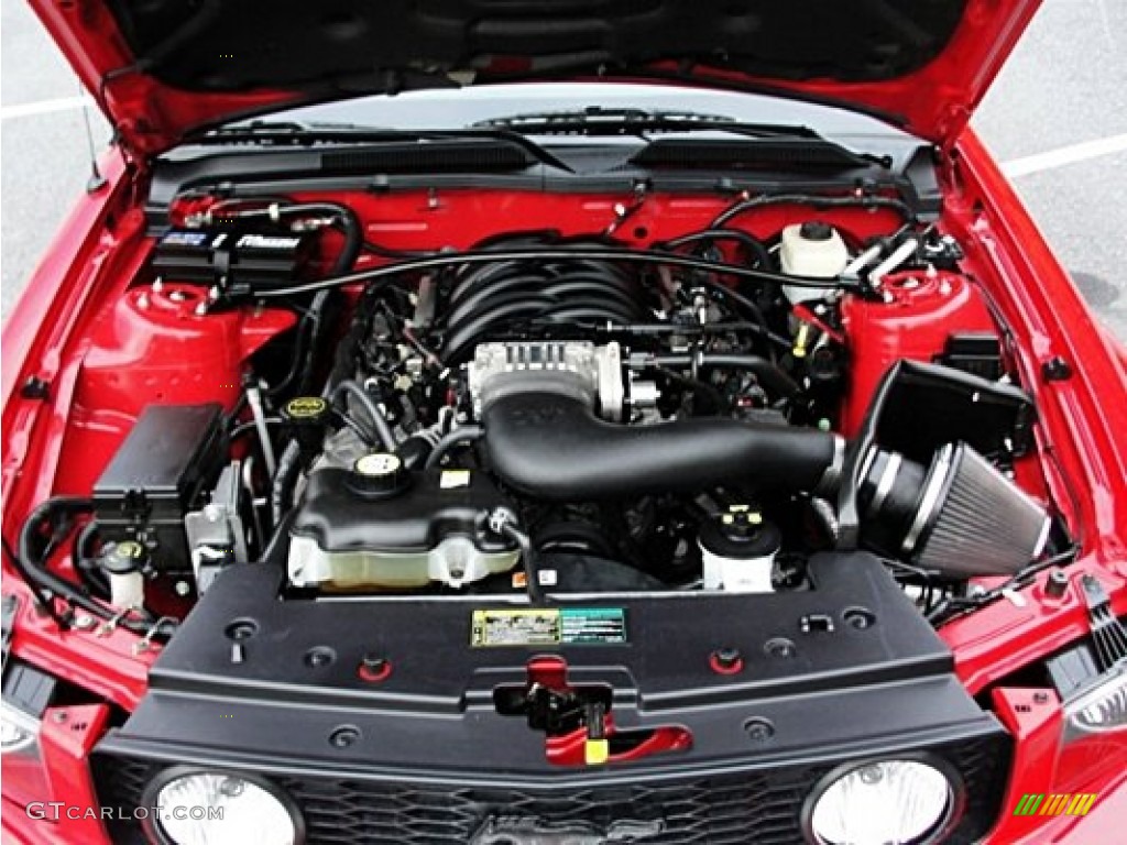 2005 Ford Mustang Roush Stage 1 Convertible Engine Photos