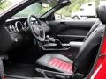 Dark Charcoal/Red 2005 Ford Mustang Roush Stage 1 Convertible Interior Color