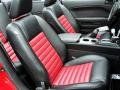 Dark Charcoal/Red 2005 Ford Mustang Interiors