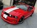 2005 Torch Red Ford Mustang Roush Stage 1 Convertible  photo #27