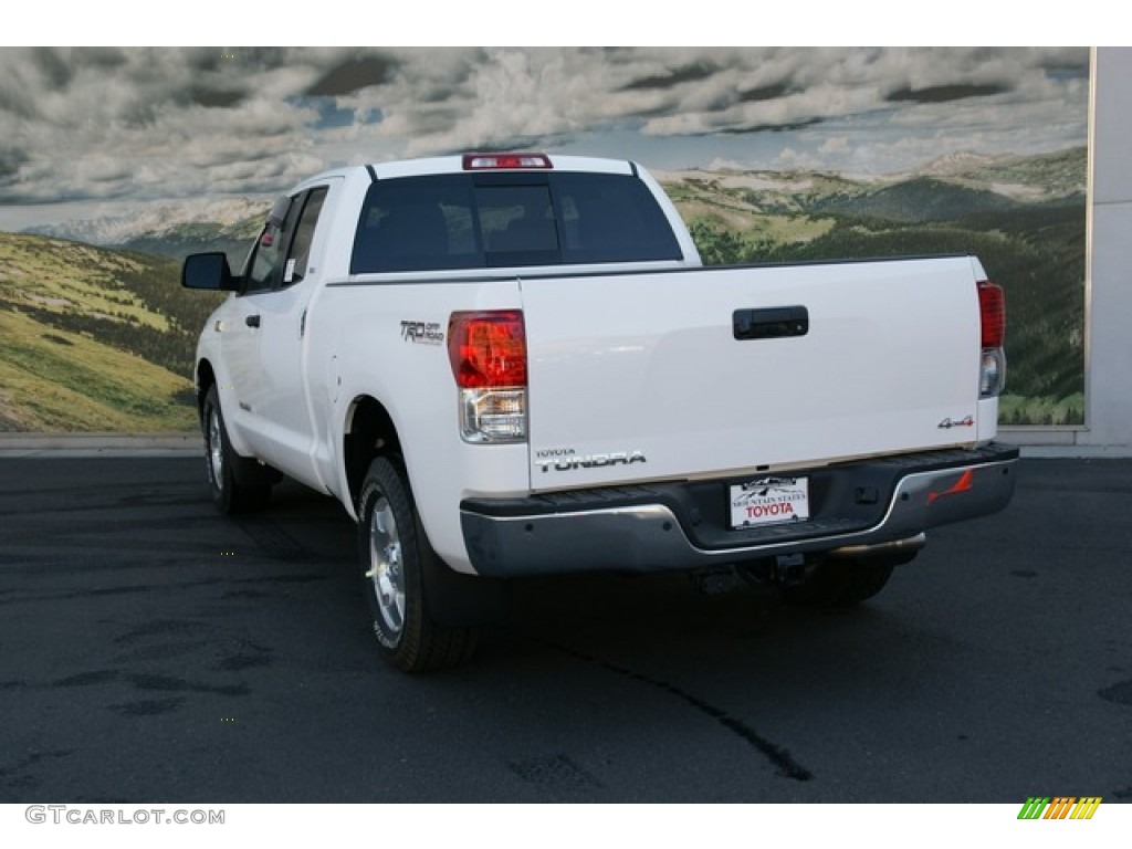 2012 Tundra TRD Double Cab 4x4 - Super White / Graphite photo #2