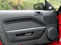 2005 Ford Mustang Dark Charcoal/Red Interior Door Panel Photo