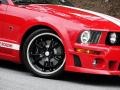 2005 Torch Red Ford Mustang Roush Stage 1 Convertible  photo #41