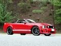 2005 Torch Red Ford Mustang Roush Stage 1 Convertible  photo #43