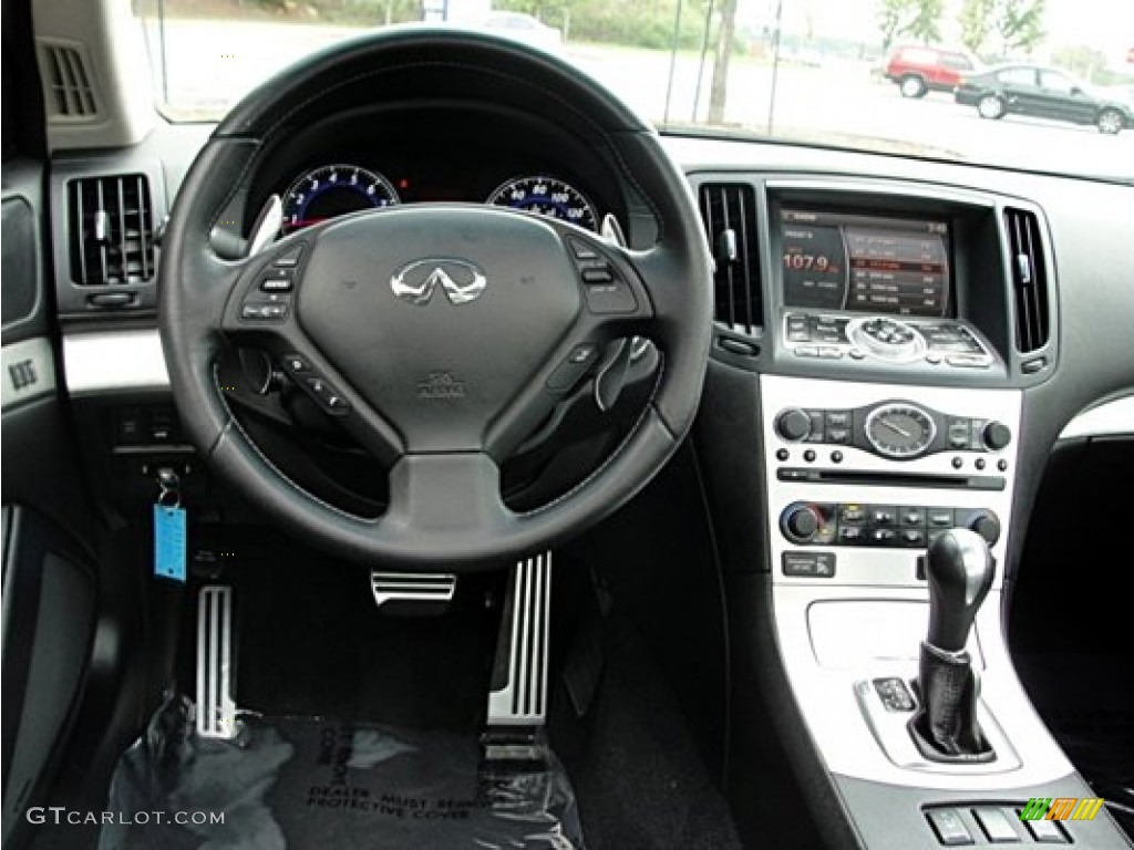 2008 Infiniti G 37 S Sport Coupe Graphite Dashboard Photo #70917061