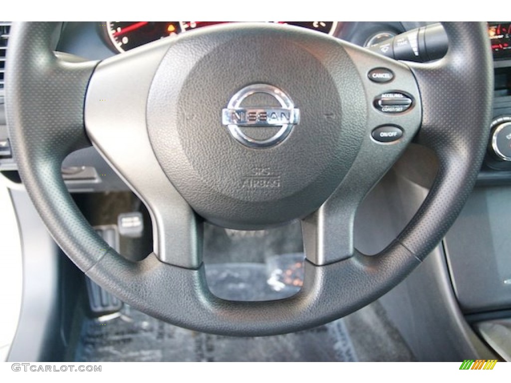 2010 Altima 2.5 - Winter Frost White / Charcoal photo #11