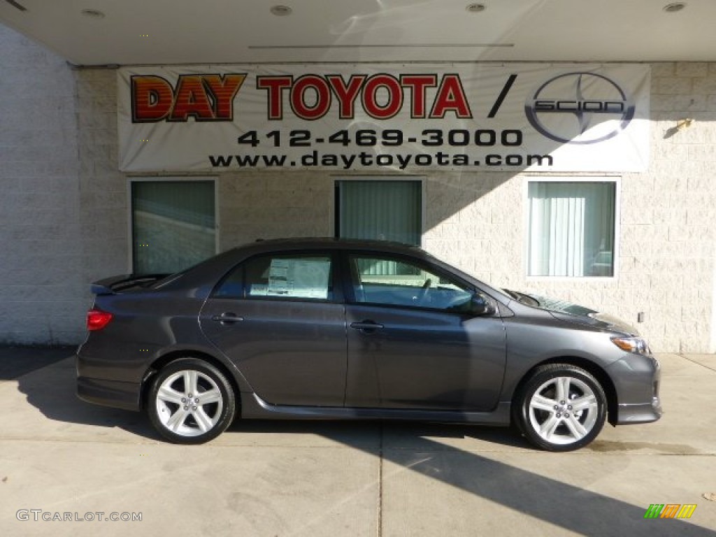 2013 Corolla S - Magnetic Gray Metallic / Dark Charcoal photo #1