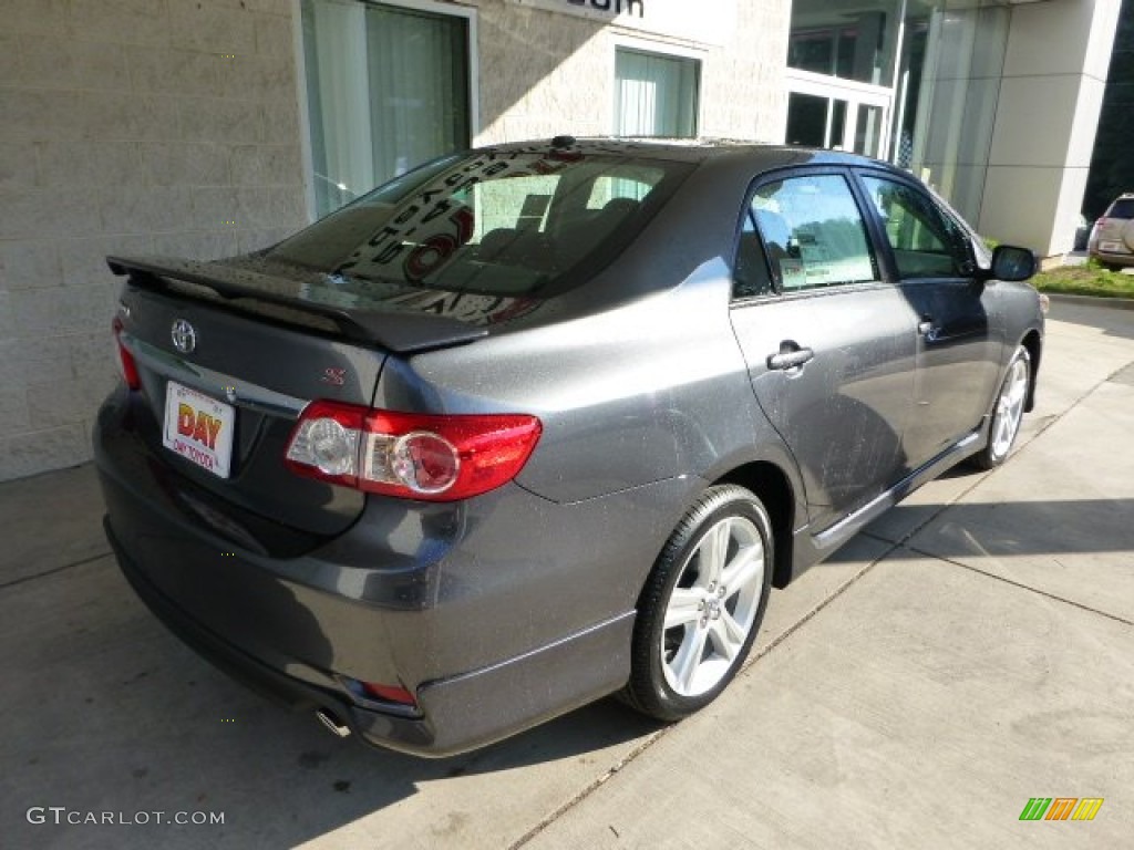 2013 Corolla S - Magnetic Gray Metallic / Dark Charcoal photo #2