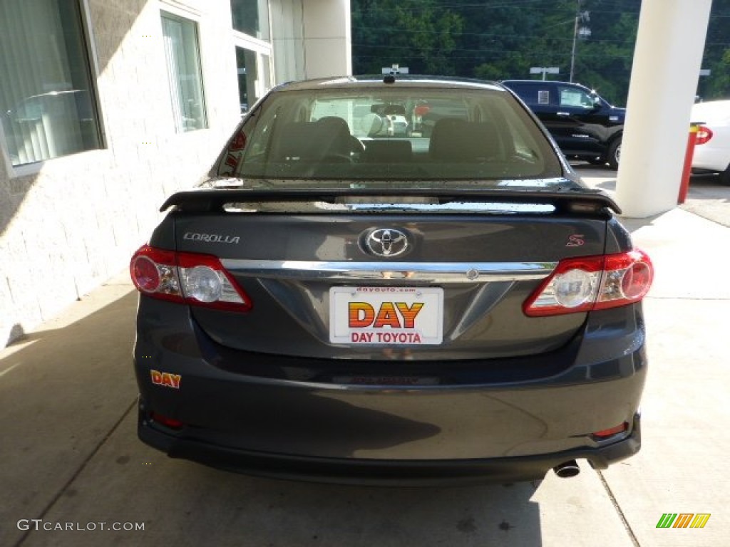 2013 Corolla S - Magnetic Gray Metallic / Dark Charcoal photo #3