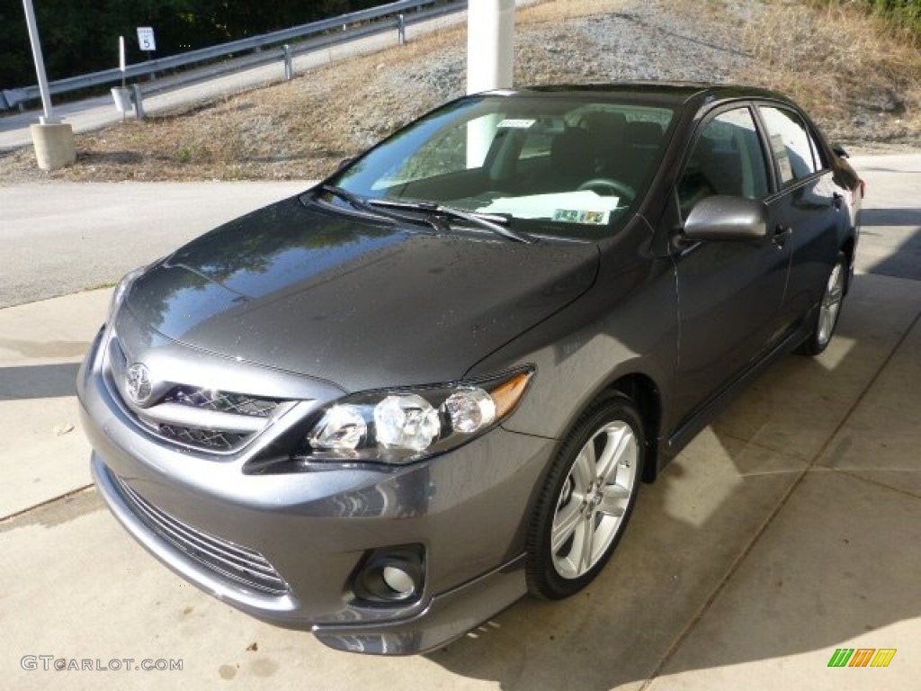 2013 Corolla S - Magnetic Gray Metallic / Dark Charcoal photo #5