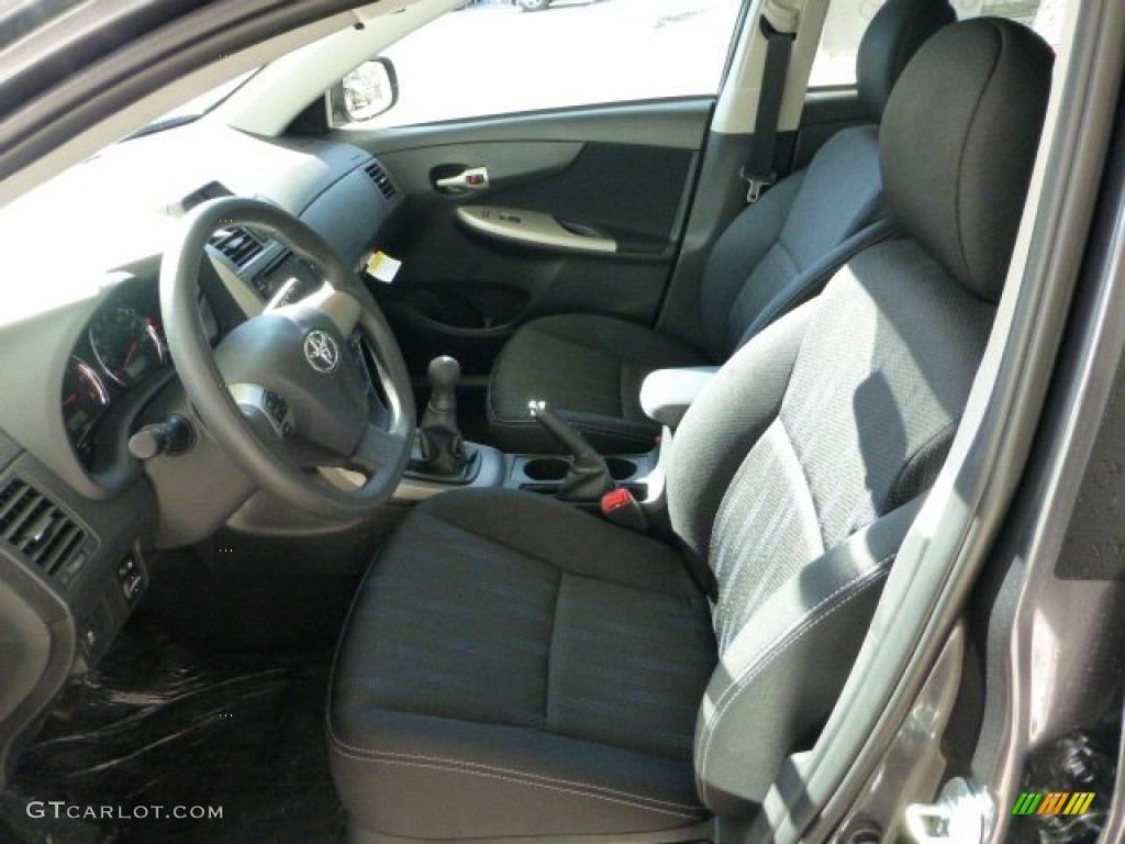2013 Corolla S - Magnetic Gray Metallic / Dark Charcoal photo #12