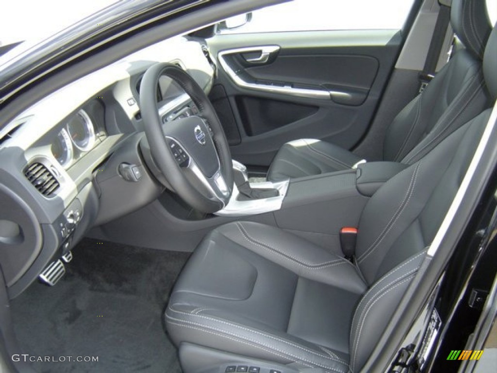 R Design Black Interior 2013 Volvo S60 R-Design AWD Photo #70919860