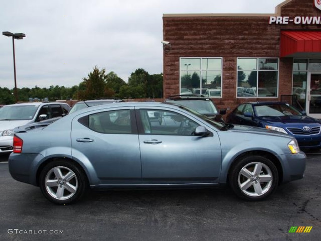 2010 Avenger R/T - Silver Steel Metallic / Dark Khaki/Light Graystone photo #1