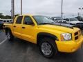 Solar Yellow 2006 Dodge Dakota R/T Quad Cab 4x4 Exterior