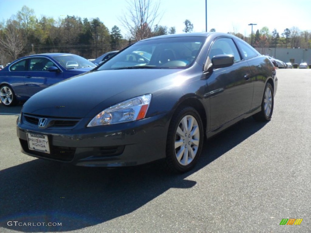 2006 Accord EX V6 Coupe - Graphite Pearl / Gray photo #1